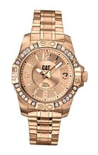 CAT Whistler Lady , Rose Gold With Stones Dial and Rose Gold Stainless Steel Strap