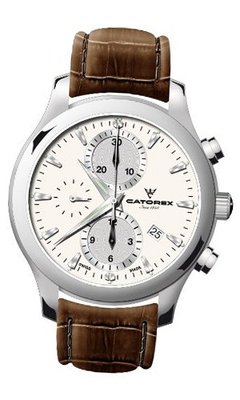 Catorex 138.1.8169.150 ChronoTradition Automatic Chronograph Brown Crocodile Patterned