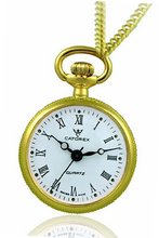 Catorex 675.6.12414.110 Les petites rayonnantes White Dial Second Hand Gold Plated Pendant