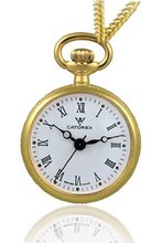 Catorex 675.6.12415.110 Les petites rayonnantes White Dial Second Hand Gold Plated Pendant