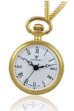 Catorex 675.6.12422.110 Les petites rayonnantes White Dial Second Hand Gold Plated Pendant