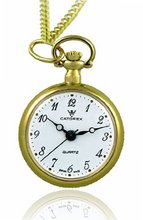 Catorex 675.6.12425.121 Les petites rayonnantes White Dial Second Hand Gold Plated Pendant