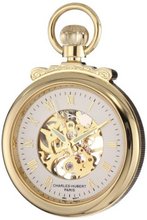 Charles-Hubert, Paris 3903-G Classic Collection Gold-Plated Open Face Mechanical Pocket