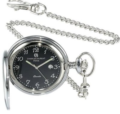 Charles-Hubert, Paris Stainless Steel Quartz Pocket