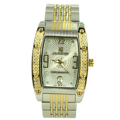 Charlie Jill in Silver Gold 2tone Dial and Stainless Steel Bracelet