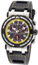 Chase-Durer 224.2BY-LEA Trackmaster Pro Chronograph 2nd Edition Yellow-Stitched Leather