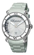 Chopard 288525-3002 Happy Sport Round White Waved Dial