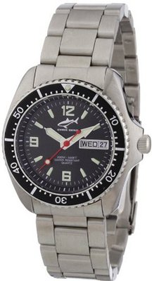 Chris Benz Quartz CBM.S.MB.SW with Metal Strap