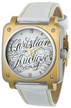 Christian Audigier Unisex FOR-204 Fortress Wild Twins Ion-Plating Gold