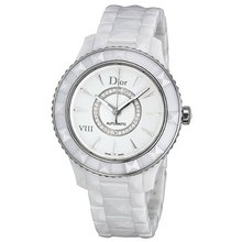 Christian Dior VIII Automatic White Ceramic and Stainless Steel Ladies CD1245E3C002