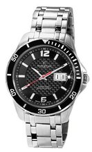 Christina Design London Racing Quartz with Black Dial Analogue Display and Silver Stainless Steel Bracelet 515SBL