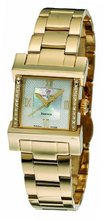 Christina Design London Wave Quartz with Mother of Pearl Dial Analogue Display and Stainless Steel Gold Plated Bracelet 142GW