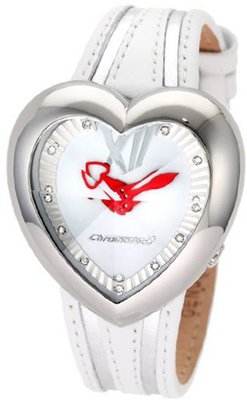 Chronotech CT.7688M/01 Heart Shape White Leather