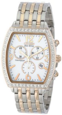 Citizen FB1276-59A Eco-Drive Two-Tone Stainless Steel Swarovski Crystal-Accented