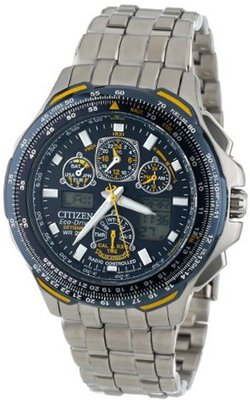 Citizen JY0040-59L "Blue Angels Skyhawk A-T" Stainless Steel Eco-Drive