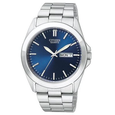 Citizen Quartz Day Date Blue Dial - BF0580-57L