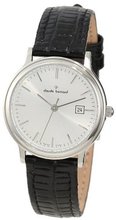 Claude Bernard 31211 3 AIN Classic Ladies Silver Dial Leather Date