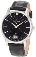 Claude Bernard 34004 3 NIN Classic Gents Black Leather Big Day Date