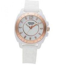 Coach White Rubber Boyfriend Rose Gold 14501391