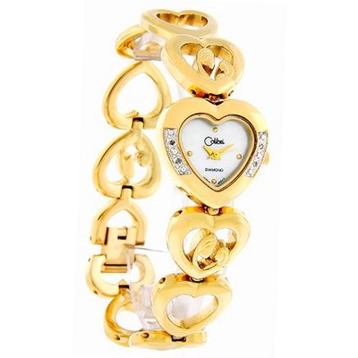 Colibri Mother's Joy 4 Diamond Gold Tone Child Heart Bracelet 301583302