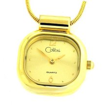 Colibri Pendent Locket Goldtone With Chain PWL090037L