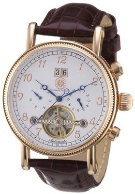 Constantin Durmont Automatic CD-TRAD-AT-LT-RGRG-WH with Leather Strap