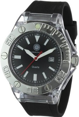 Constantin Durmont Quartz CD-BLIS-QZ-RBBK-PCSL-BK with Rubber Strap