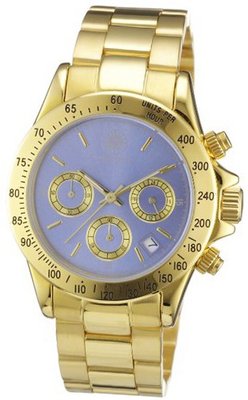 Constantin Durmont Quartz CD-EXEC-QZ-GD-GDGD-BL with Metal Strap