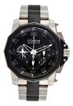 Corum 75393506/V791AN Admirals Cup Chronograph 48 Black Dial