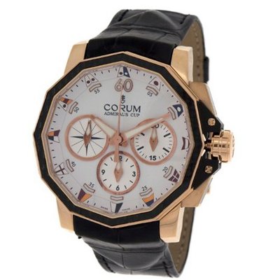 Corum Admirals Cup Chronograph 750 Rose Gold 986.691.13/0001AA32 Leap Second Automatic