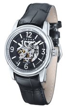 Cross Palatino Gents Automatic Skeleton Dial Black Leather Strap CR8008-01