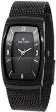 Croton CN207316GYGY Aristocrat Grey Dial Mesh Black Ion-Plated Stainless Steel