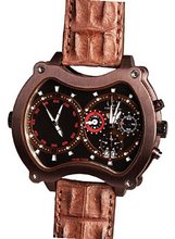 Curtis & Co. Big Time Grand Chrono 2 Time Zone Brown IPU Swiss Made Limited Edition
