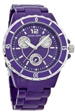 Daniel David HA0371 - Fashion - Purple Bracelet & Dial Boyfriend Style
