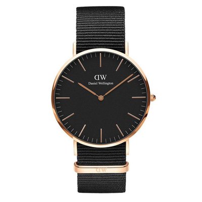 Daniel Wellington CORNWALL GOLD BLACK