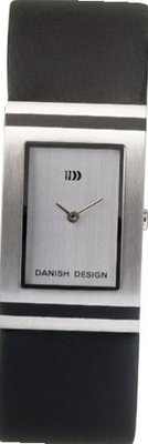Danish Design IQ12Q523 Stainless Steel Case Silver Dial Leather Band