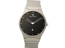 Danish Design IQ63Q884 Stainless Steel Black Dial by Anna Gotha