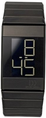 Danish Design IQ64Q641 Stainless Steel Black Digital Dial