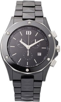 Danish Design IQ64Q876 Black Ceramic Chronograph