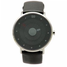 Danish Design Iv14q1022 Stainless Steel Case Black Dial And Black Leather Band Unisex