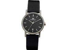 Danish Design IV16Q171 Titanium Case Dark Gray Dial Leather Band Ladie's