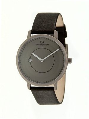 uDanish Design Lars Pedersen with Black Band and Grey Dial  danish design 