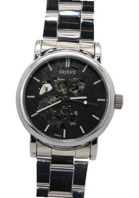 Daybird Flower Black Dial Automatic Stainless Steel es
