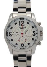 Daybird Multifunction Rounded White Dial Stainless Steel es