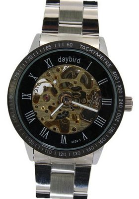 Daybird tachymeter black Dial Stainless Steel Automatic es