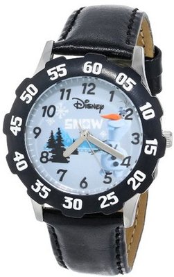 Disney Kids' W000973 Tween Frozen Analog Display Quartz Black