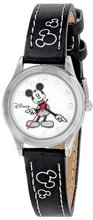 Disney MK1006 Mickey Mouse White Dial Black Strap