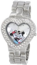 Disney MN2003 Mickey and Minnie Mouse Silver Dial Bracelet