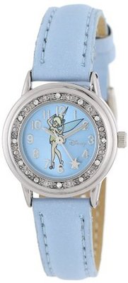 Disney Tinker Bell TNK287Crystal Accented Blue Microfiber Band