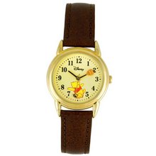Disney Winnie the Pooh Analog with Leather Strap WTP044